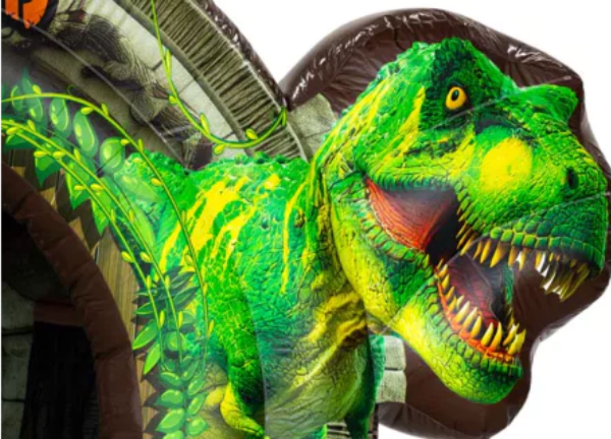 Feest en Spring springkussen huren Sneek Friesland Dinosaurs World